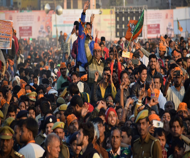 समर्थकों का उत्साह